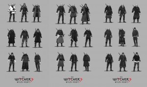 The Witcher 3 wild hunt ensembles d'armure variés
